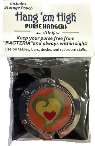 Heart in Heart Hang 'em High Purse Hanger (07-002) **New Packaging**