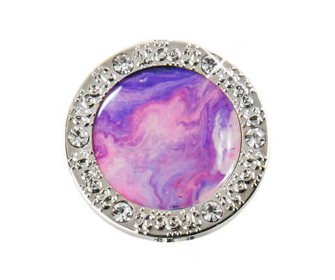 Bling Pink & Purple Swirl Finders Key Purse® (SKU: 01B-006)